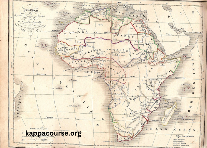 Carte DE L'afrique